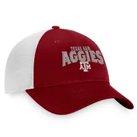 Men's Top of the World Maroon/White Texas A&M Aggies Breakout Trucker Snapback Hat