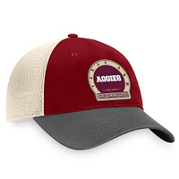 Casquette réglable Top of the World Maroon Texas A&M Aggies Refined Trucker pour hommes