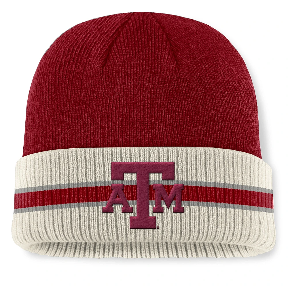 Men's Top of the World  Maroon Texas A&M Aggies Silas Cuffed Knit Hat