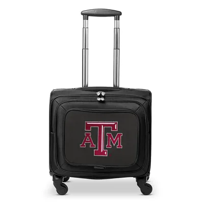 Texas A&M Aggies MOJO 14'' Laptop Overnighter Wheeled Bag- Black
