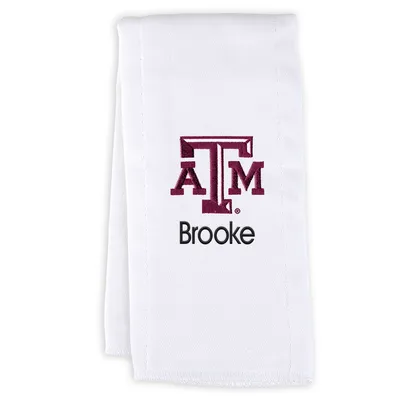 Texas A&M Aggies Newborn & Infant Personalized Burp Cloth