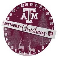 Pegasus Texas A&M Aggies Countdown to Christmas Wall Sign