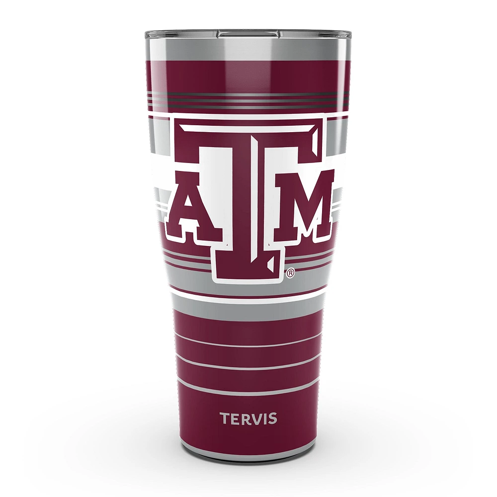 Tervis Texas A&M Aggies 30oz. Gobelet en acier inoxydable à rayures Hype