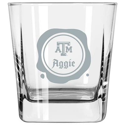 Texas A&M Aggies 14oz. Frost Stamp Old Fashioned Glass