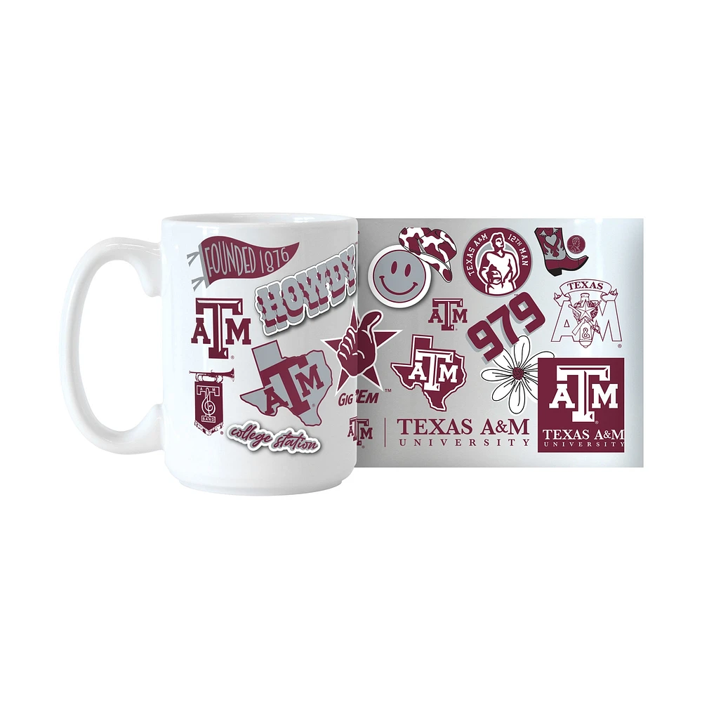 Texas A&M Aggies 15oz. Native Ceramic Mug