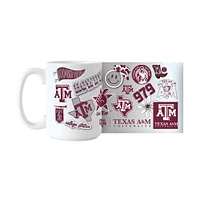 Texas A&M Aggies 15oz. Tasse en céramique autochtone