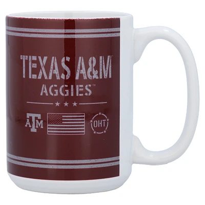 Texas A&M Aggies 15oz. OHT Military Appreciation Mug