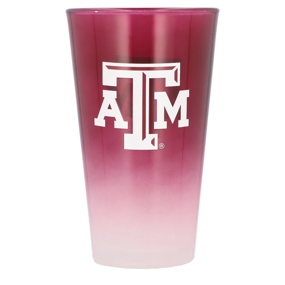 Texas A&M Aggies 16oz. Verre à pinte ombré