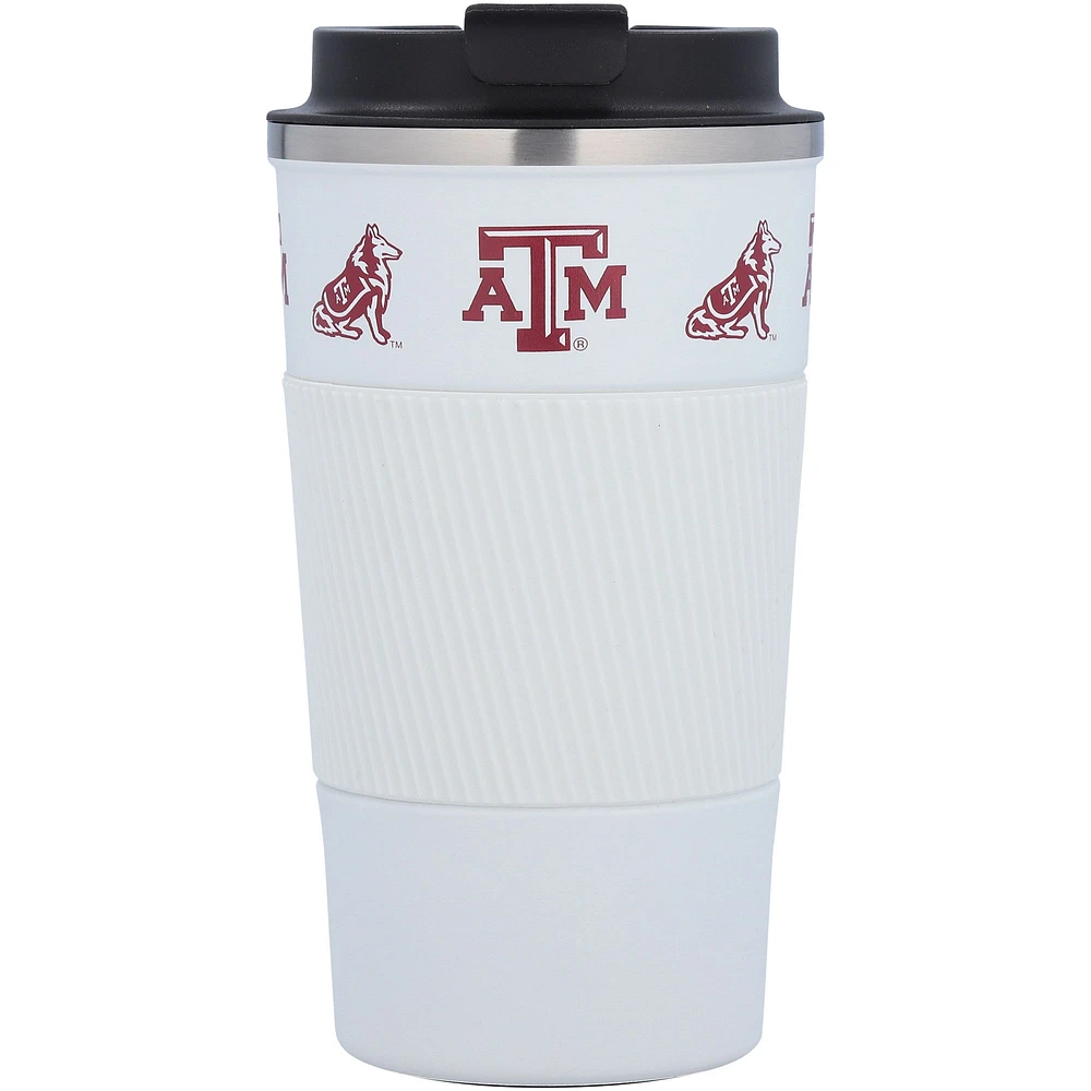 Gobelet à café Texas A&M Aggies 18 oz avec poignée en silicone