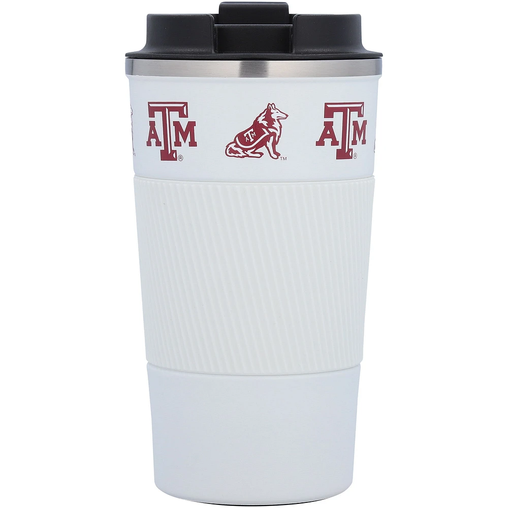 Gobelet à café Texas A&M Aggies 18 oz avec poignée en silicone