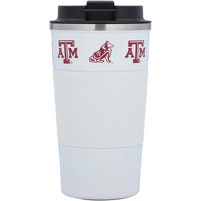 Texas A&M Aggies 18oz Coffee Tumbler with Silicone Grip