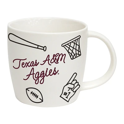 Texas A&M Aggies 18oz. Tasse de meneur de jeu