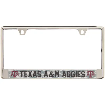 Texas A&M Aggies Digital Camo Acrylic Inlay License Plate Frame