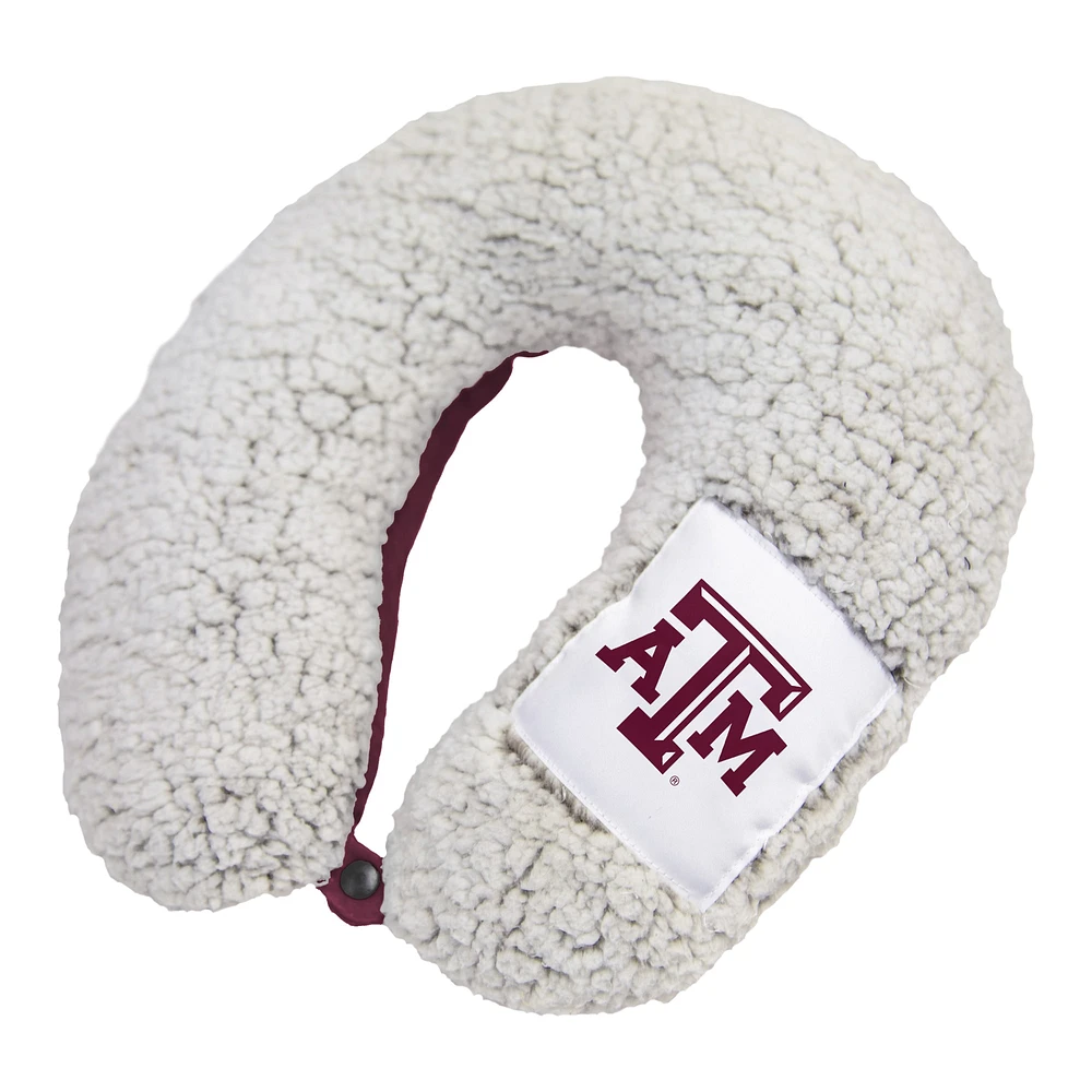 Texas A&M Aggies Frosty Sherpa Neck Pillow