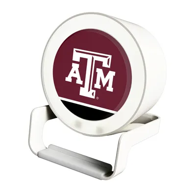 Texas A&M Aggies Night Light Wireless Charger And Bluetooth Speaker