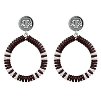 Texas A&M Aggies Raya Boucles d'oreilles