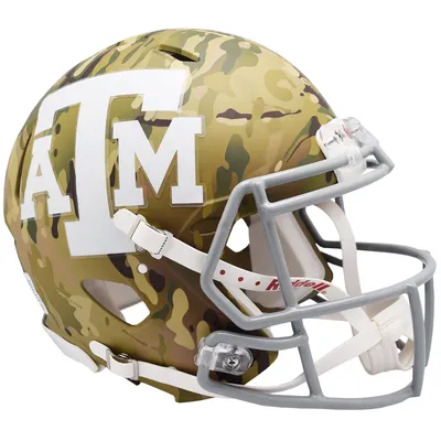 Texas A&M Aggies Riddell Camo Alternate Speed ​​Casque authentique