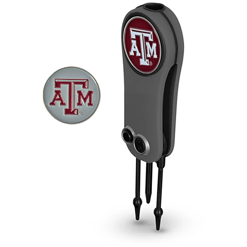 Texas A&M Aggies Switchblade Outil de réparation et deux marqueurs de balle