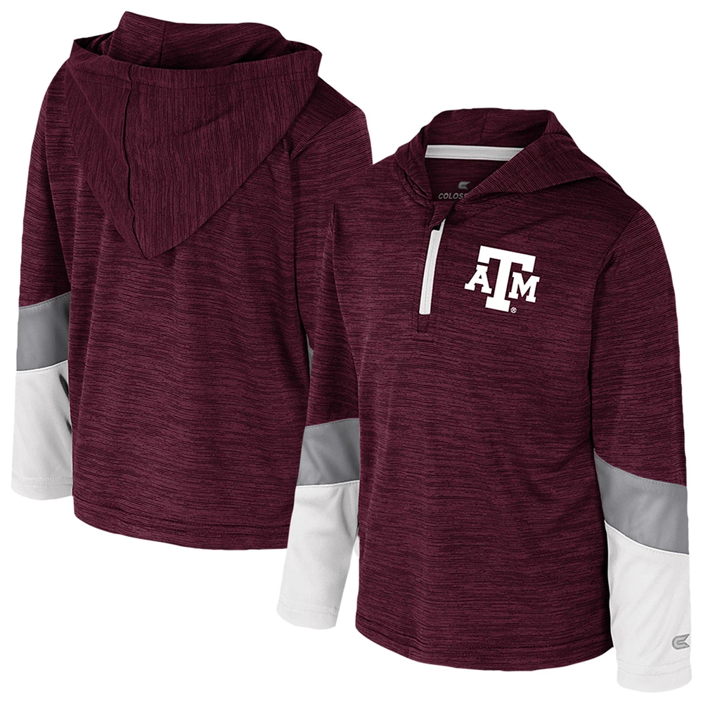 Toddler Colosseum Maroon Texas A&M Aggies Rylos Quarter-Zip Windshirt