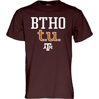 Unisex Blue 84 Maroon Texas A&M Aggies Beat TU Rally Cry T-Shirt