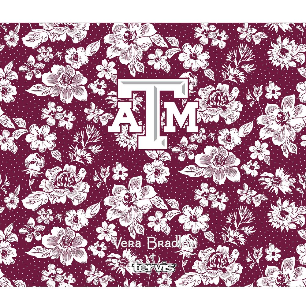 Vera Bradley x Tervis Texas A&M Aggies 24oz. Wide Mouth Bottle with Deluxe Lid