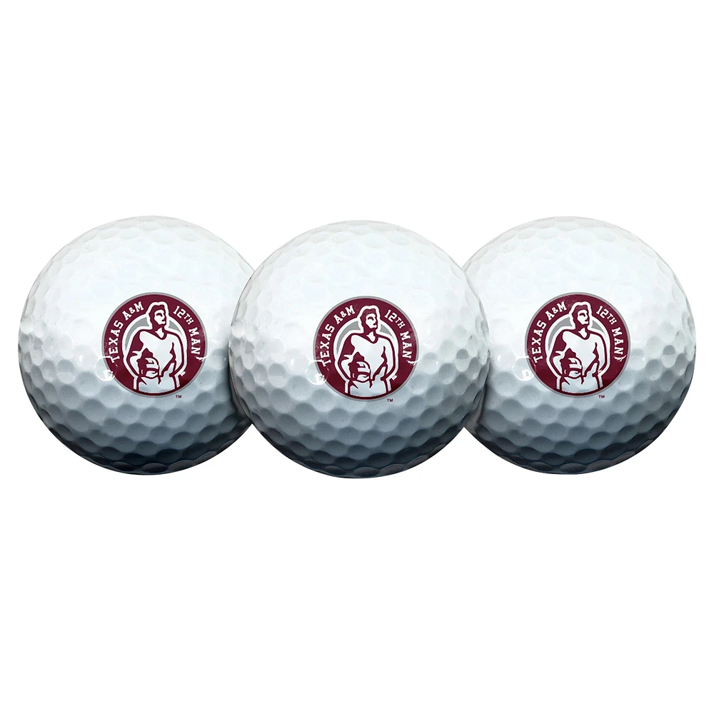 WinCraft Texas A&M Aggies Lot de 3 balles de golf