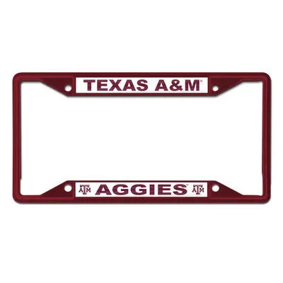 WinCraft Texas A&M Aggies Chrome Colored License Plate Frame