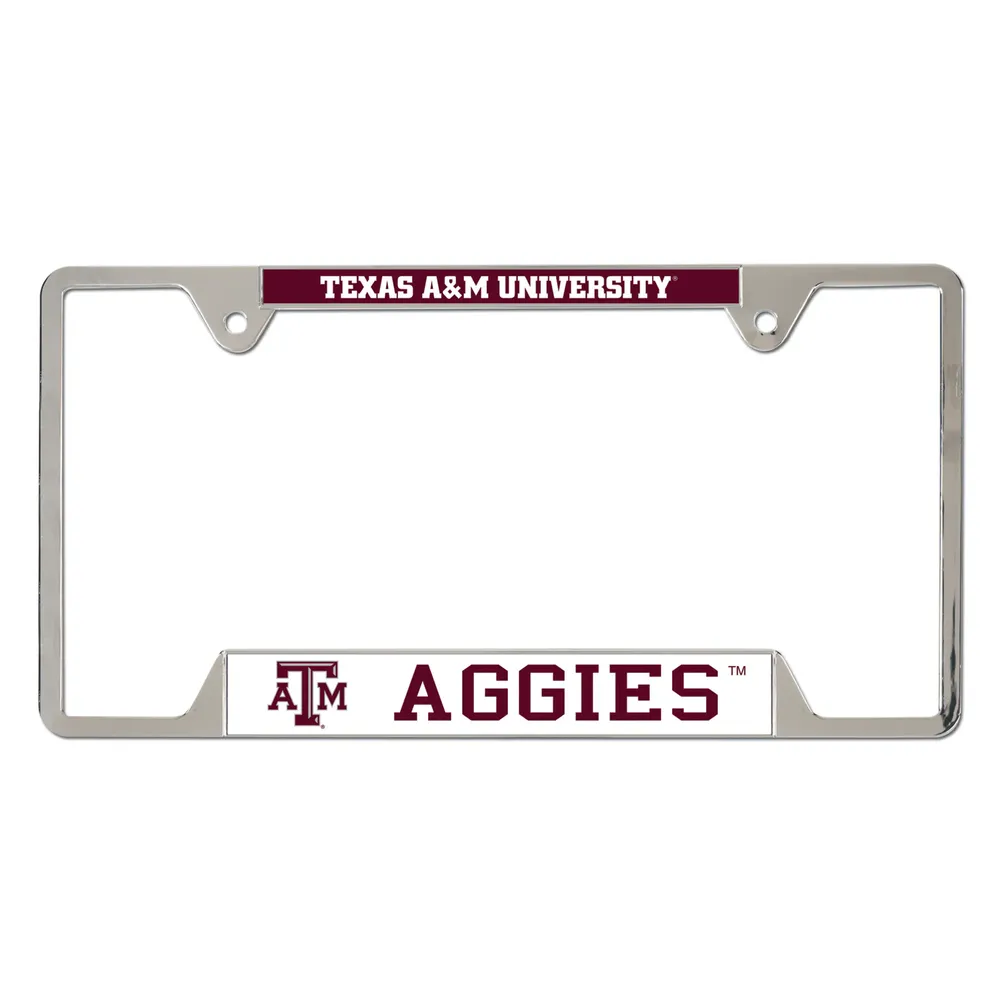 Cadre de plaque d'immatriculation WinCraft Texas A&M Aggies