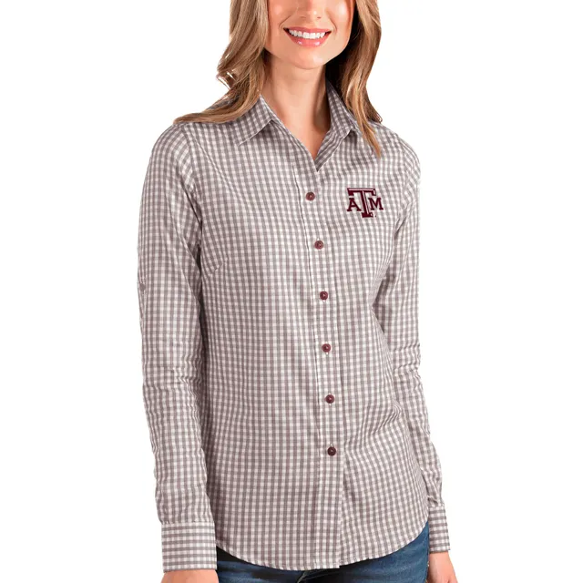 Men's Tommy Bahama Maroon Texas A & M Aggies Bahama Coast Luminescent Fronds IslandZone Camp Shirt