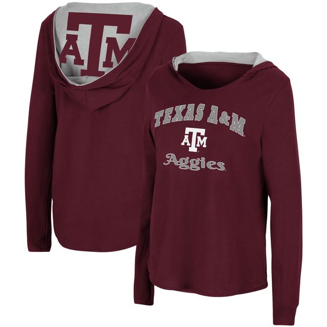 T-shirt à manches longues Colosseum Texas A&M Aggies Catalina pour femme