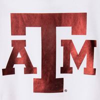 Women's Colosseum White Texas A&M Aggies Trey Dolman Long Sleeve T-Shirt