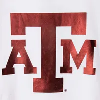 Women's Colosseum White Texas A&M Aggies Trey Dolman Long Sleeve T-Shirt