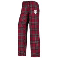 Women's Concepts Sport Maroon/Black Texas A&M Aggies Badge T-Shirt & Flannel Pants Sleep Set