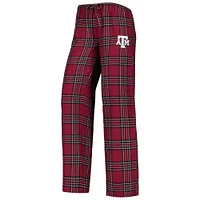 Concepts Sport T-shirt et pantalon en flanelle Texas A&M Aggies Badge marron/noir pour femme