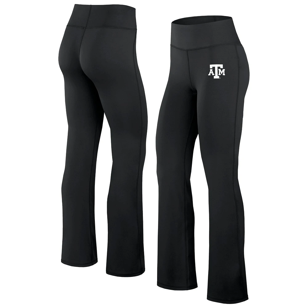 Legging évasé noir pour femme Texas A&M Aggies Training Camp Maxed Out de Fanatics