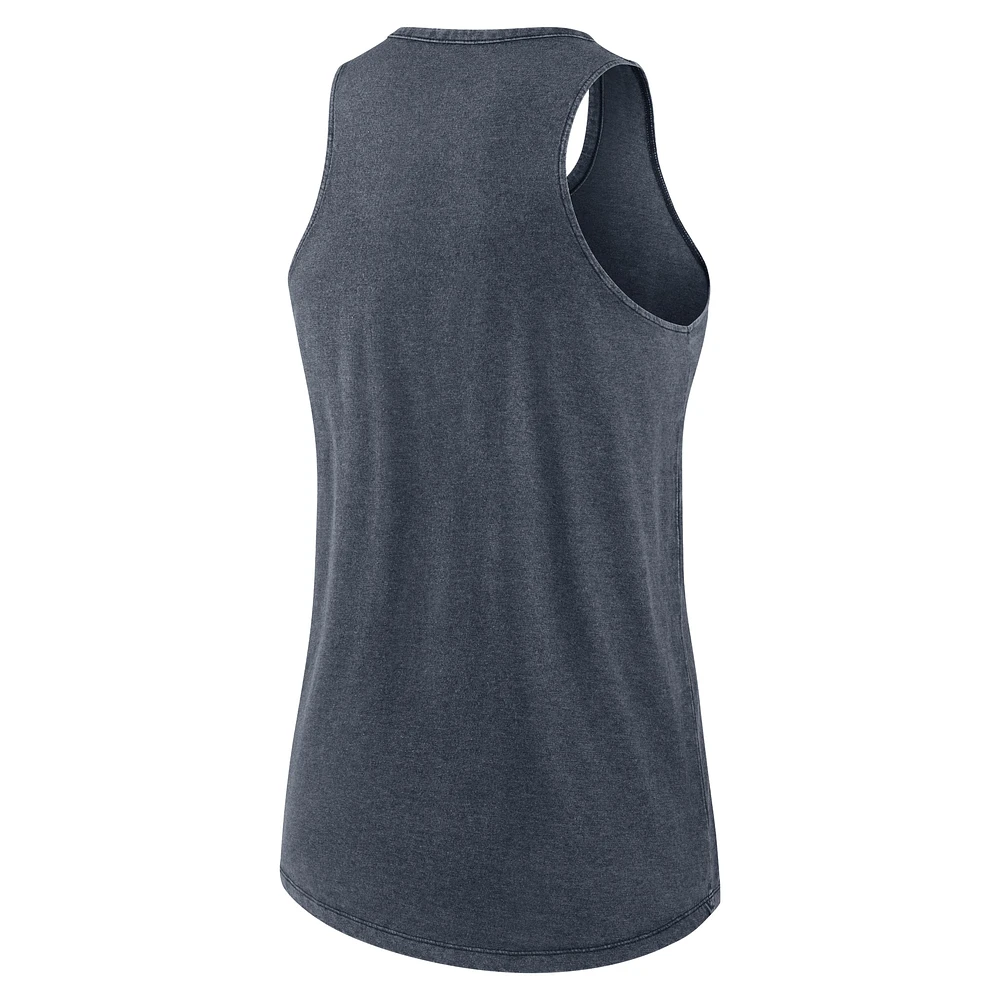 Women's Fanatics Charcoal Texas A&M Aggies True Classics Snow Wash Tank Top