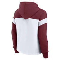 Sweat à capuche avec logo principal Texas A&M Aggies Fanatics pour femmes, blanc