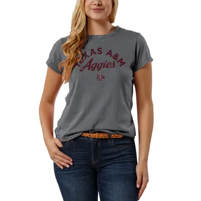 Texas A&M Aggies League Collegiate Wear Women's Respin T-Shirt - Gray