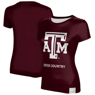 Texas A&M Aggies Women's Cross Country T-Shirt - Maroon