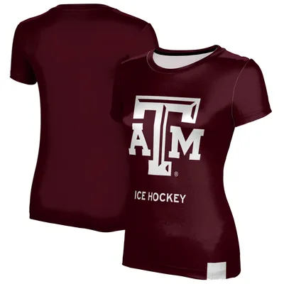 Texas A&M Aggies Women's Ice Hockey T-Shirt - Maroon