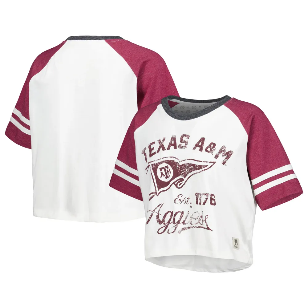 TAMU Gig 'Em Aggies Active Short Sleeve Silver T-Shirt