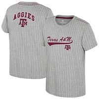 Youth Colosseum  Heather Gray Texas A&M Aggies Airball Baseball T-Shirt