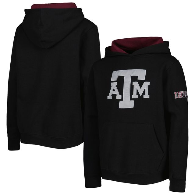 Pull à capuche noir Texas A&M Aggies Big Logo pour jeune