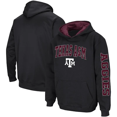 Sweat à capuche noir Texas A&M Aggies 2-Hit pour jeunes Colosseum