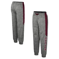 Pantalon polaire gris chiné Colosseum pour jeunes Texas A&M Aggies