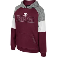 Youth Colosseum Maroon Texas A&M Aggies Live Hardcore Raglan Pullover Hoodie