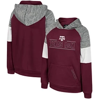 Youth Colosseum Maroon Texas A&M Aggies Live Hardcore Raglan Pullover Hoodie