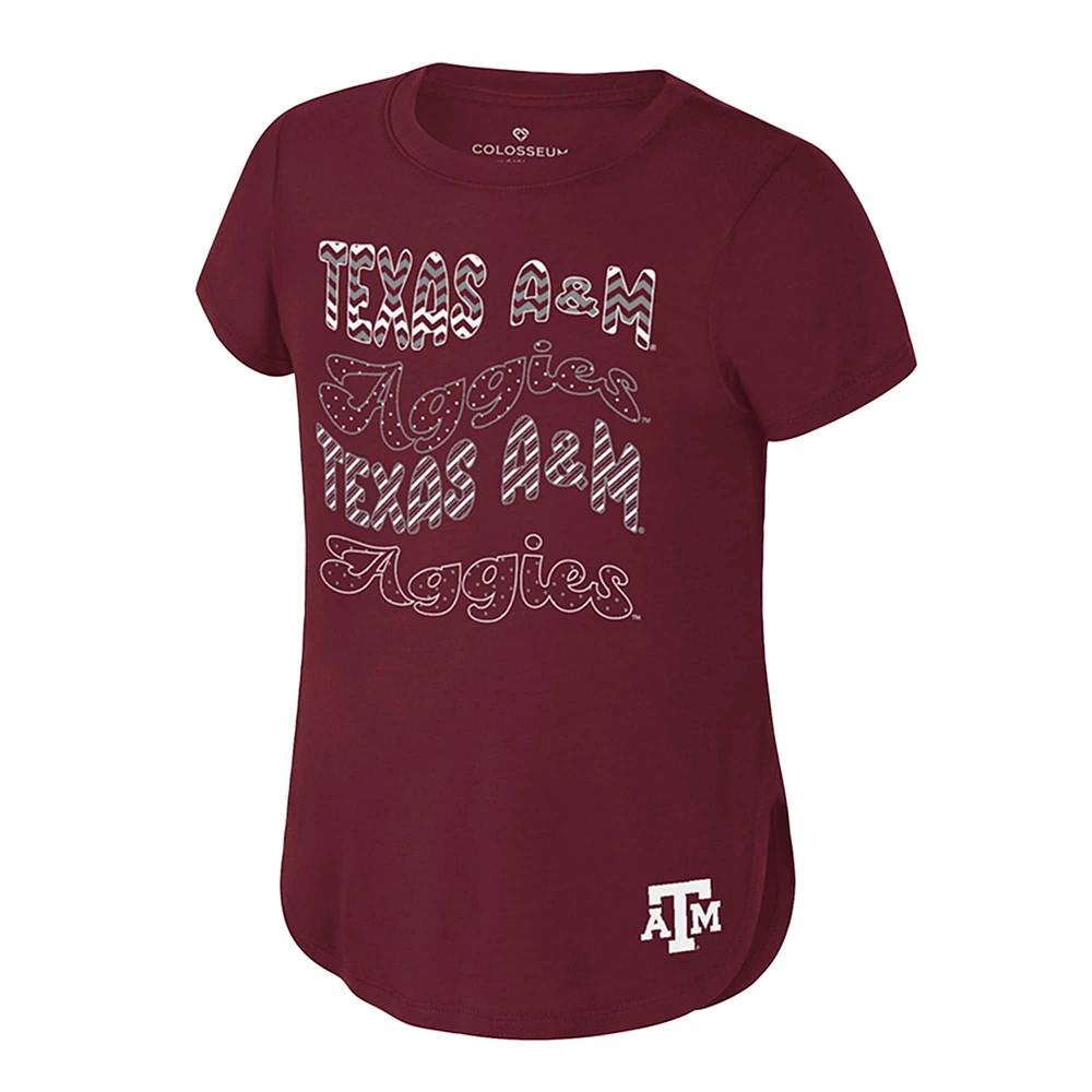 Youth Colosseum Maroon Texas A&M Aggies Rogan T-Shirt