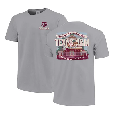 Youth  Gray Texas A&M Aggies Local Campus Scene T-Shirt