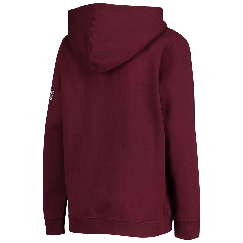 Youth Maroon Texas A&M Aggies Big Logo Pullover Hoodie